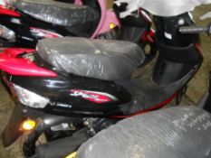 Sprint Sport 50cc scooter black and red SN: 2827 unregistered c/w keys