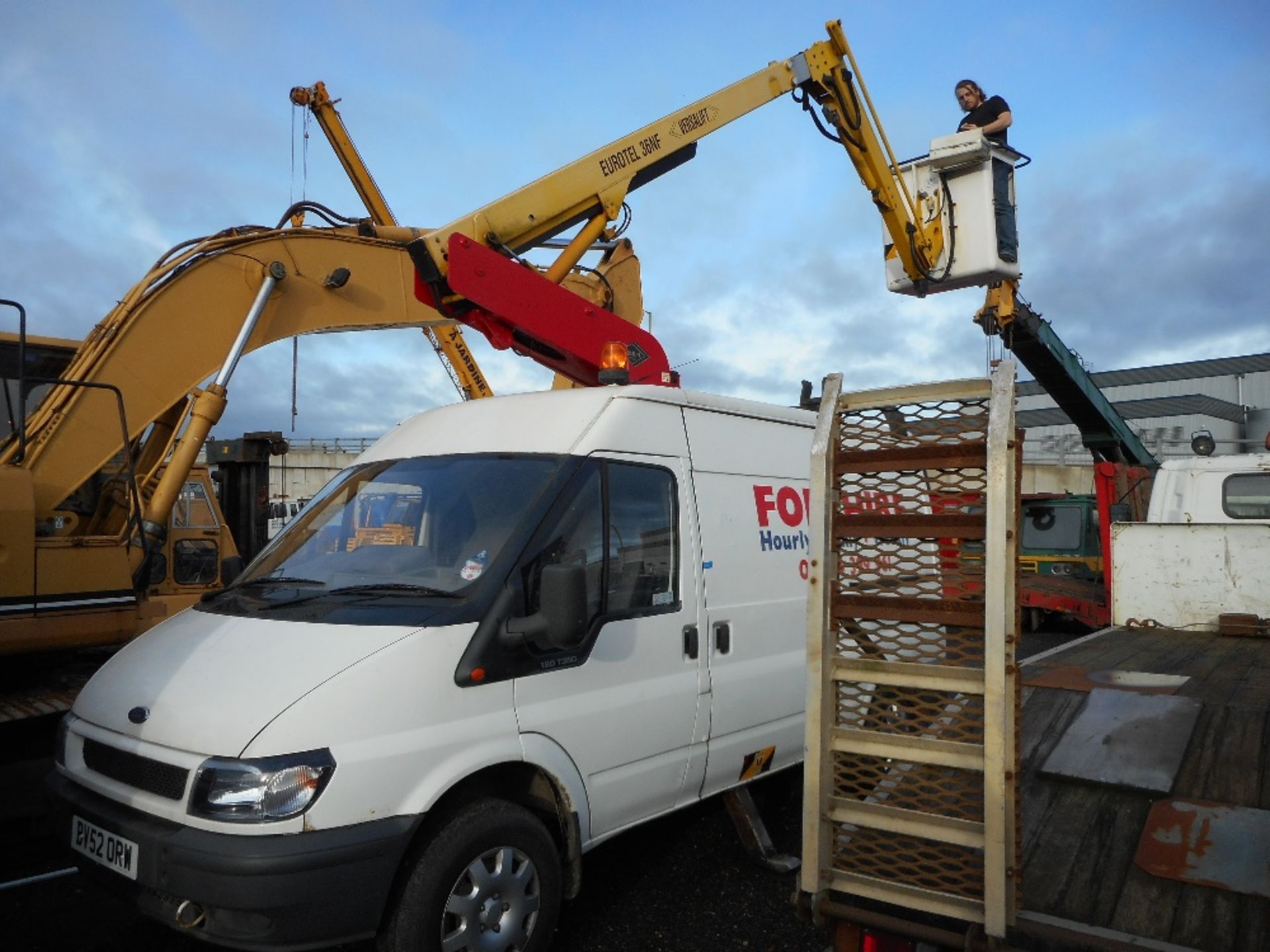 Ford Transit mounted Versalift Eurotel 36NF boom access lift unit reg: BV52 ORW. - Image 2 of 21
