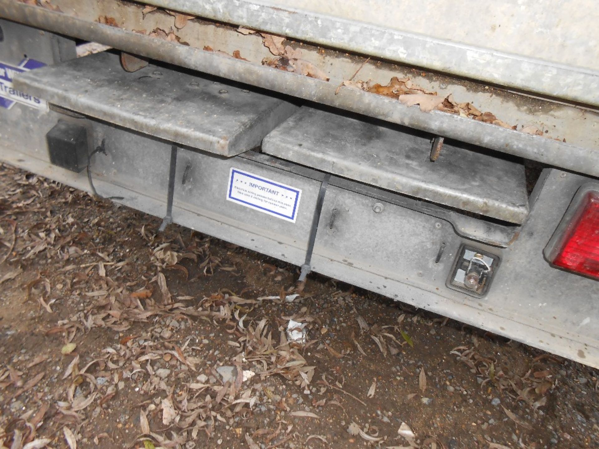 Ifor Williams 14ft dropside trailer with skids yr2006. - Image 4 of 4
