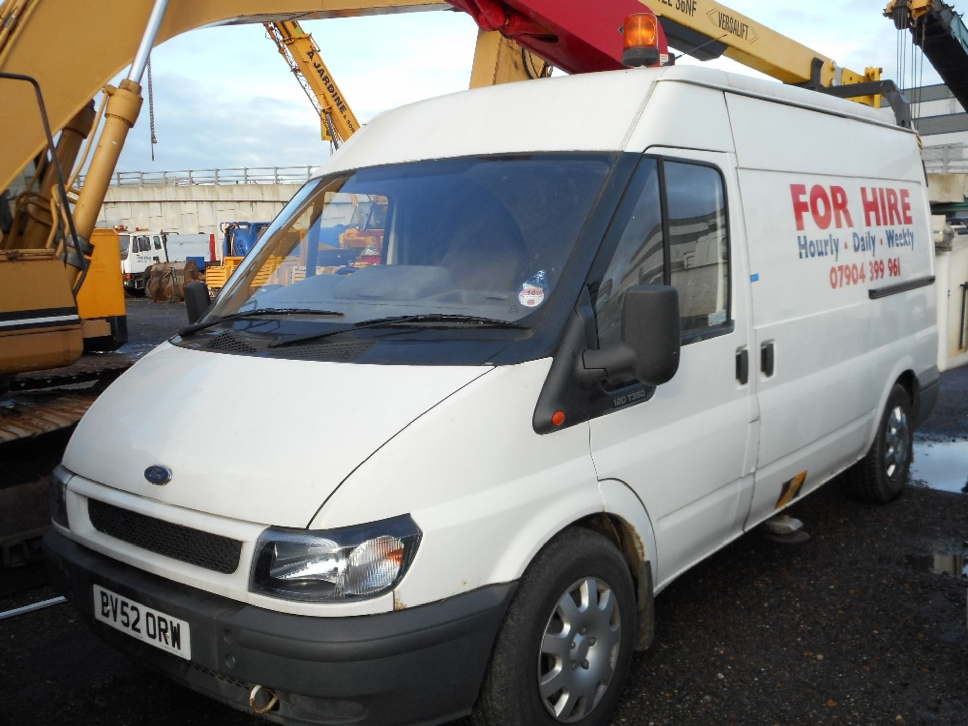 Ford Transit mounted Versalift Eurotel 36NF boom access lift unit reg: BV52 ORW. - Image 4 of 21