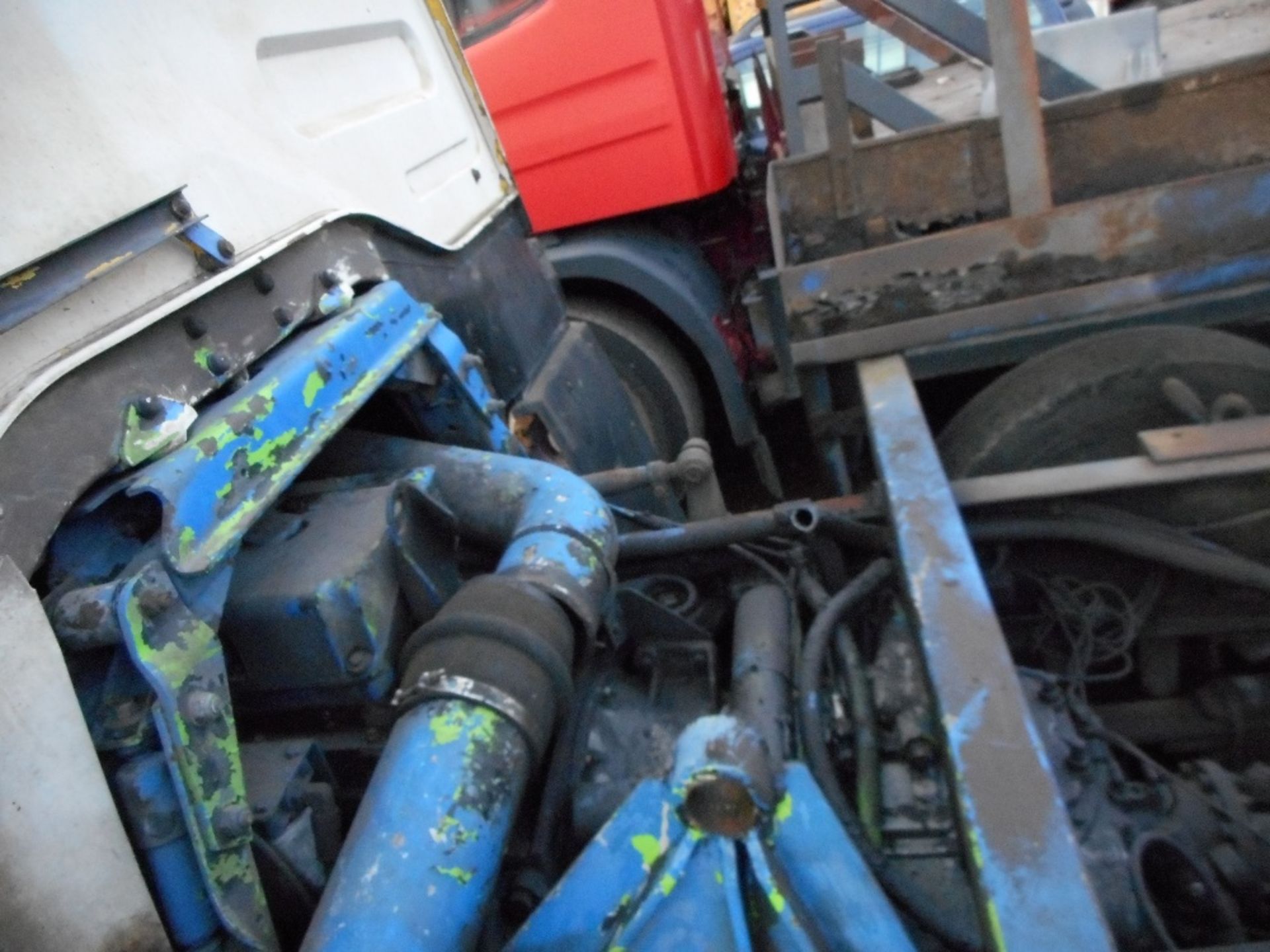 Leyland Constructor 8x4 chassis cab runs but no drive master cylinder removed. - Image 4 of 8