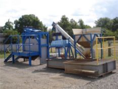 Krysteline GPK300 Glass Imploder processing plant c/w Rotex bagger & conveyor hopper fed.