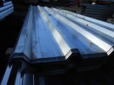 Pack of 25no. 8ft galvanised box profile roof sheets. 87cm width.