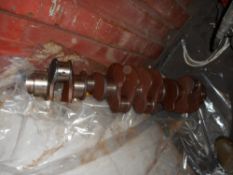 Caterpillar 3116 crank shaft believed to have been reconditioned.