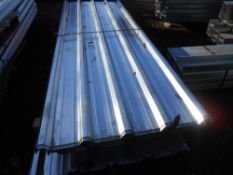 Pack of 25no. 8ft galvanised box profile roof sheets. 87cm width