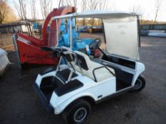 Clubcar petrol engined golf buggy.