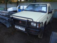 Mitsubishi L200 4wd diesel pickup H reg 104792 rec miles.