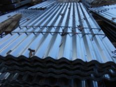 Pack of 25no. 8ft galvanised corrugated roof sheets. 82cm wide