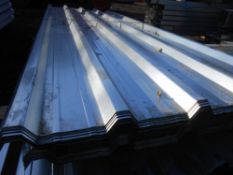 Pack of 25no. 12ft galvanised box profile roof sheets. 87cm wide
