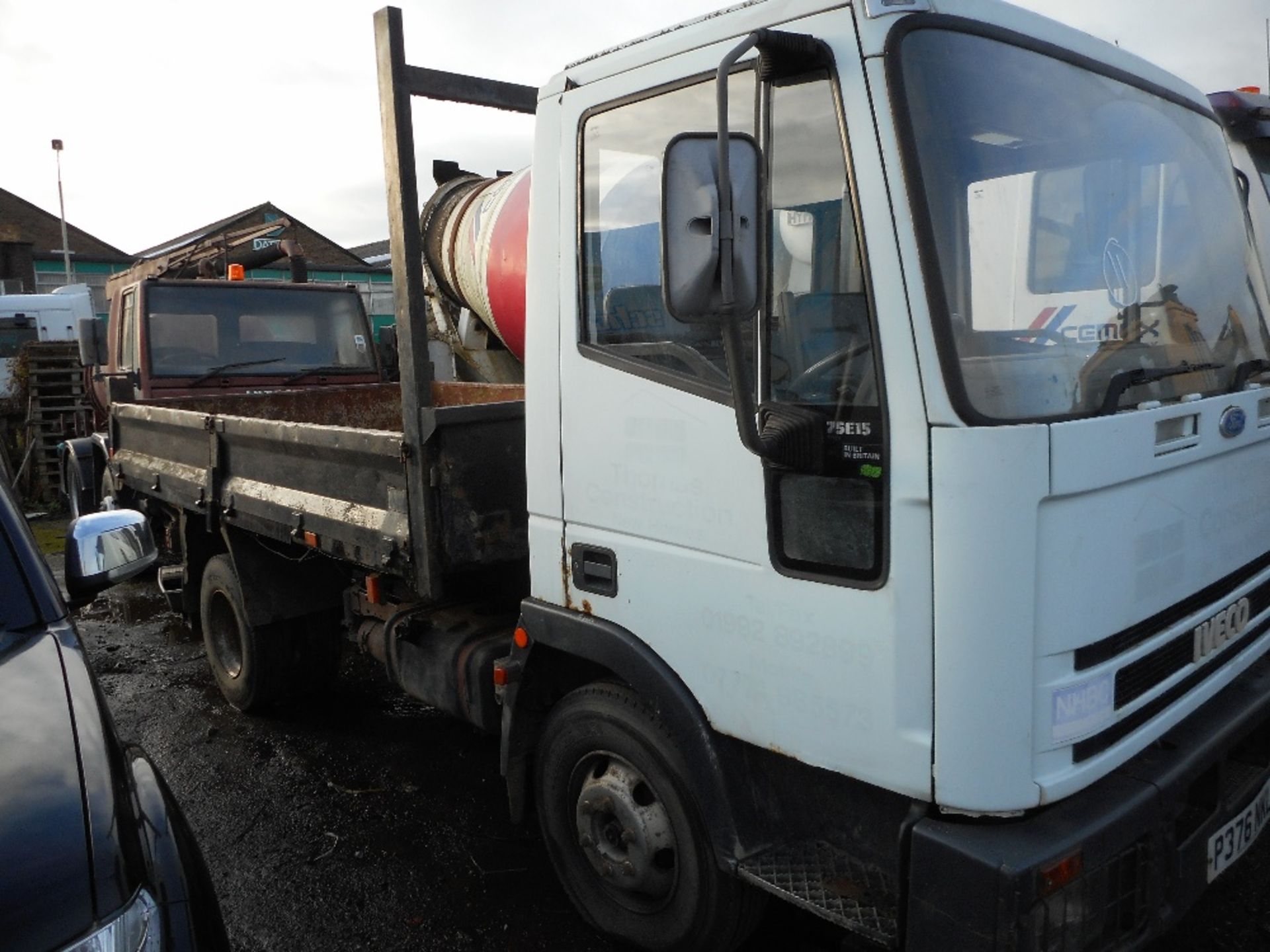 Ford Cargo 75E15 tipper year 1996 approx reg:P376 NKL  Edbro tipping gear fitted.