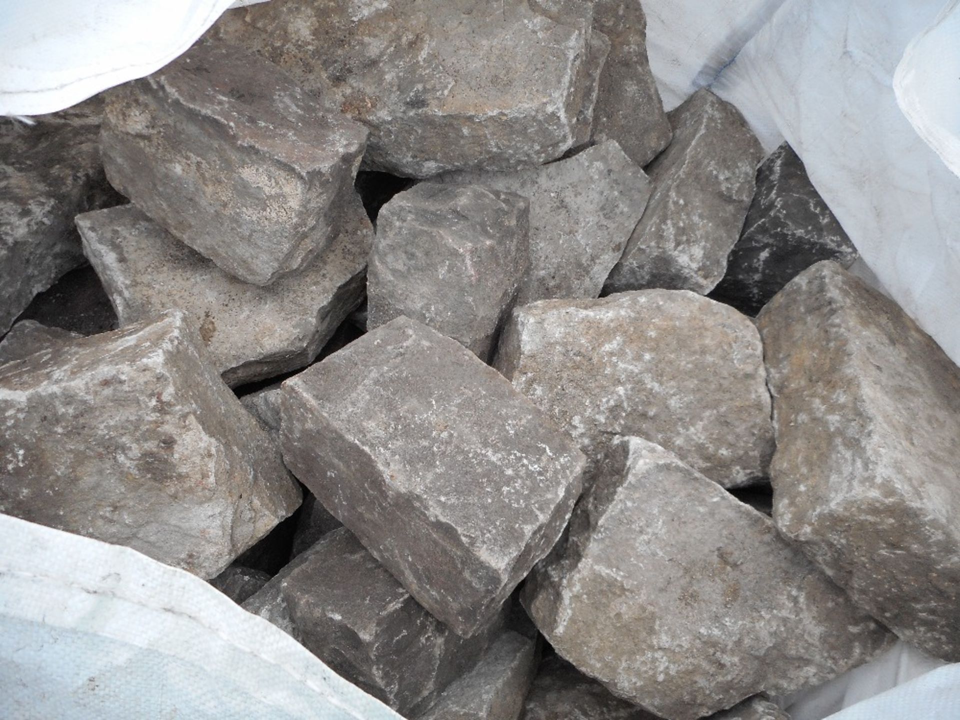 3no bags of assorted sized  granite pavers/blocks. - Image 2 of 4