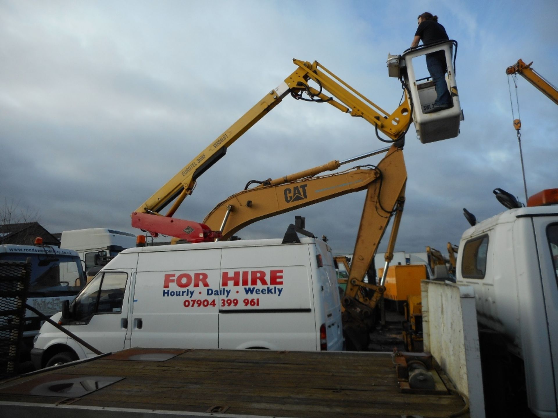 Ford Transit mounted Versalift Eurotel 36NF boom access lift unit reg: BV52 ORW. - Image 3 of 21