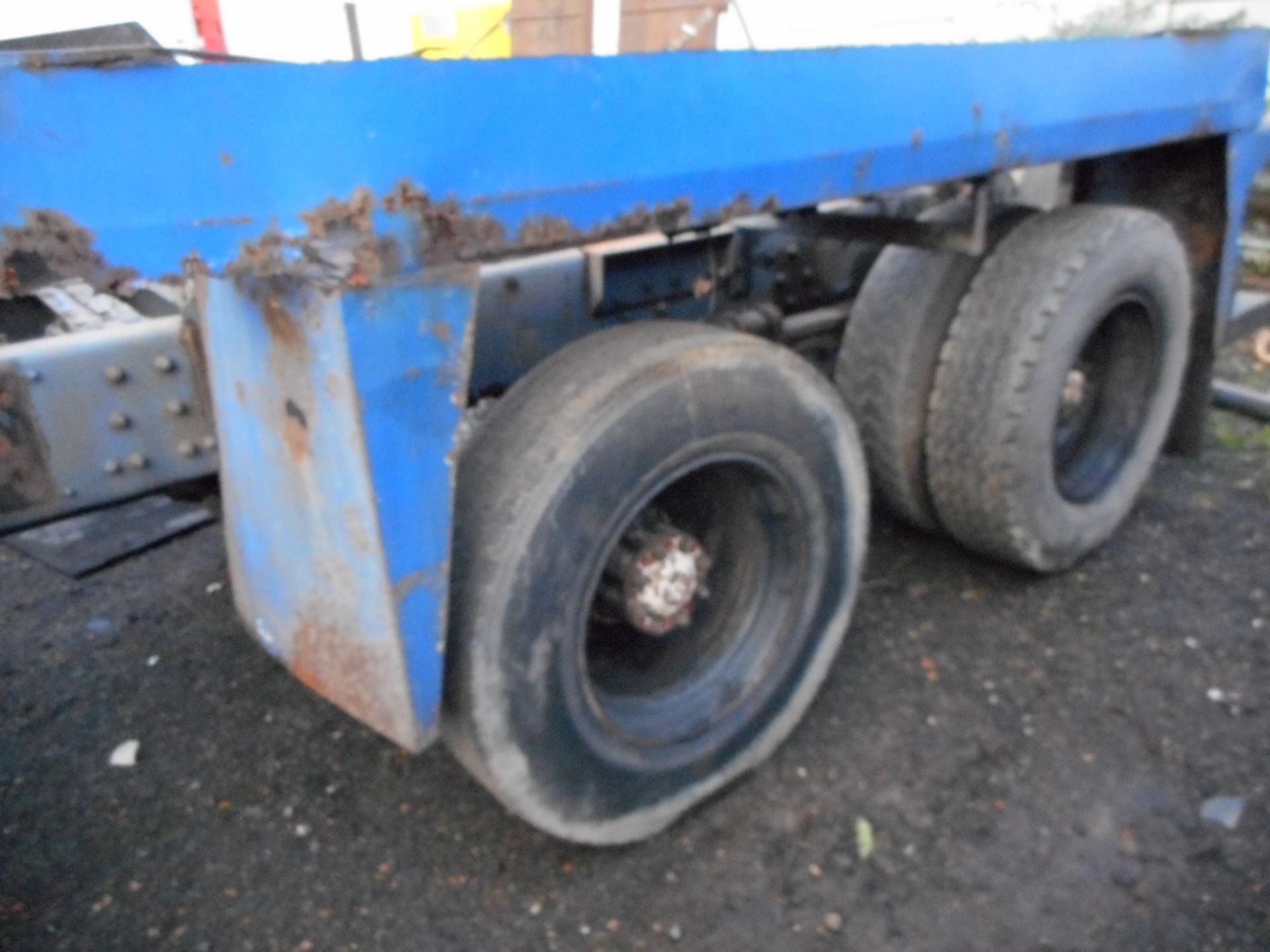 Leyland Constructor 8x4 chassis cab runs but no drive master cylinder removed. - Image 5 of 8