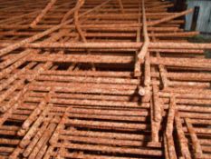 100no. (2 Packs of 50no.) 1200 x 2400mm concrete reinforcing mesh sheets 150mm squares 5mm thick