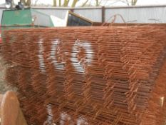 100no. (2 Packs of 50no.) 1200 x 2400mm concrete reinforcing mesh sheets 150mm squares 5mm thick.