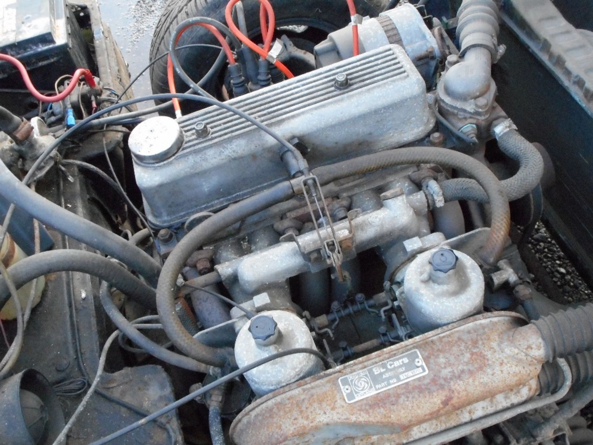 Triumph Spitfire soft top car for restoration. Also includes hard top as shown. - Image 8 of 11