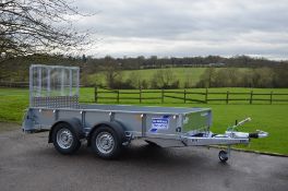 Ifor Williams GD105  twin axled plant trailer unused 2014 build serial number:0661312