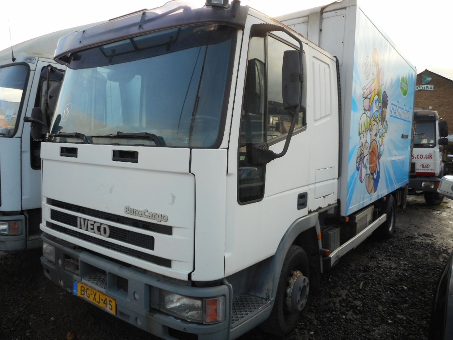 Ford Eurocargo LHD sleeper cabbed fridge lorry currently registered in Holland.