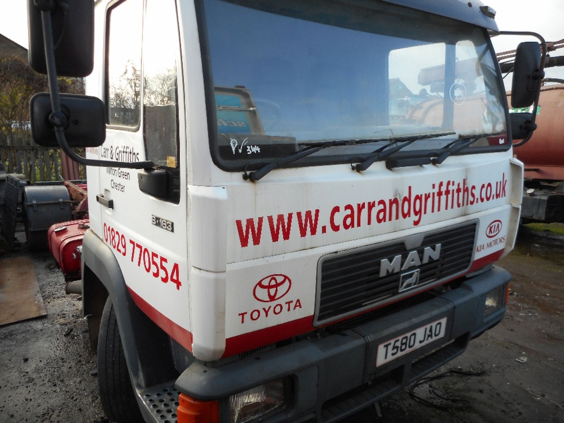 MAN 8.163 7500kg rated chassis cab. Supplied with V5 no test. - Image 2 of 9