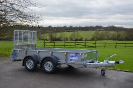 Ifor Williams GD105 twin axled plant trailer unused 2014 build