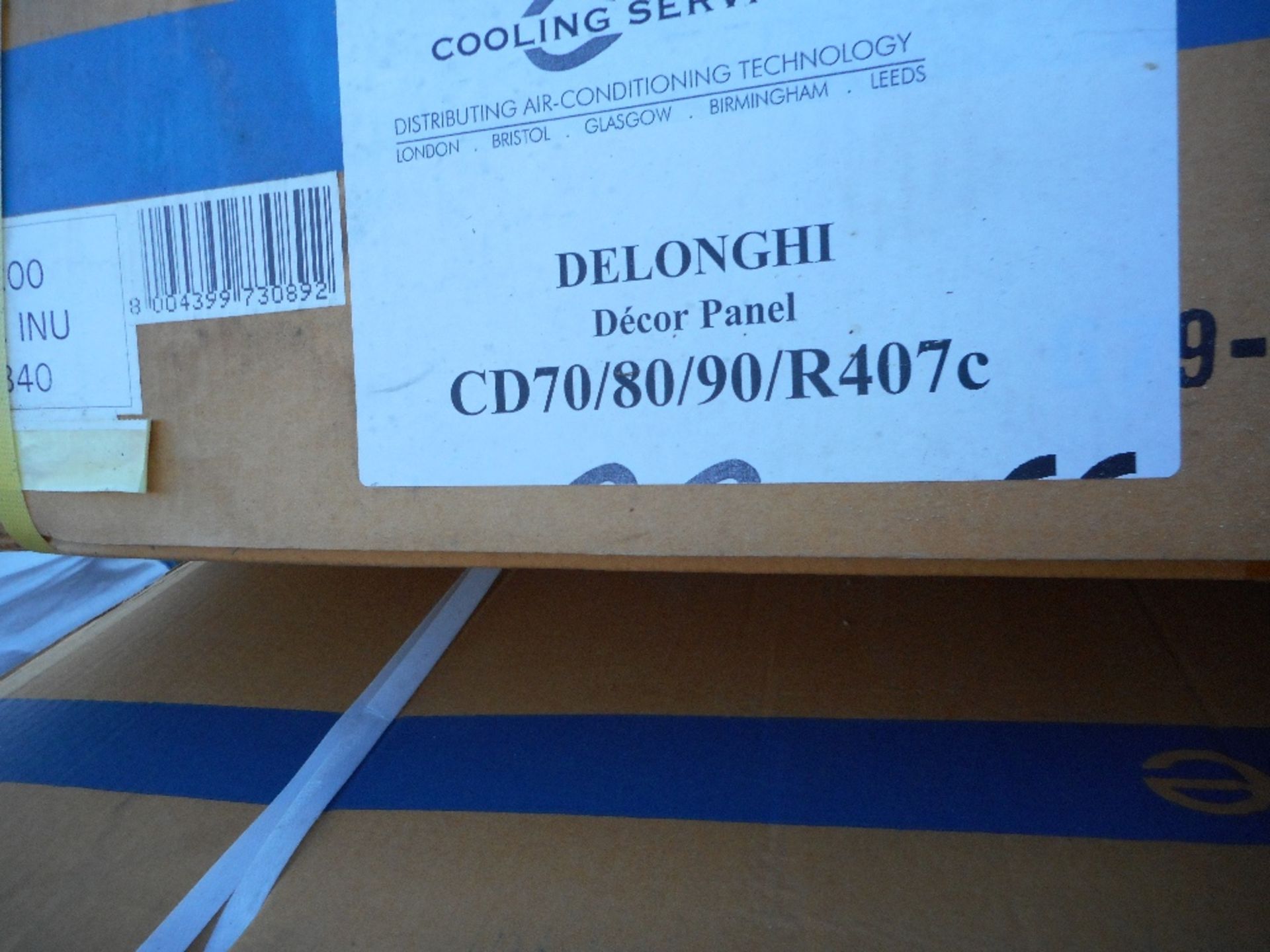 Delonghi ceiling cassette type air conditioning system unused boxed. - Image 2 of 3