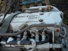 Iveco 75E17 Tector diesel engine running when removed.