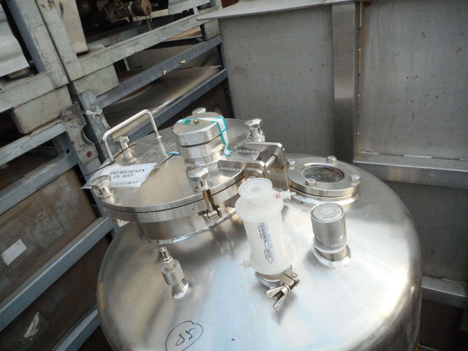 Stainless steel flask/pressure vessel - Image 2 of 5