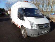 Ford Transit utility spec panel van with generator and compressor