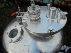 Stainless steel flask/pressure vessel