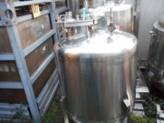 Stainless steel flask/pressure vessel