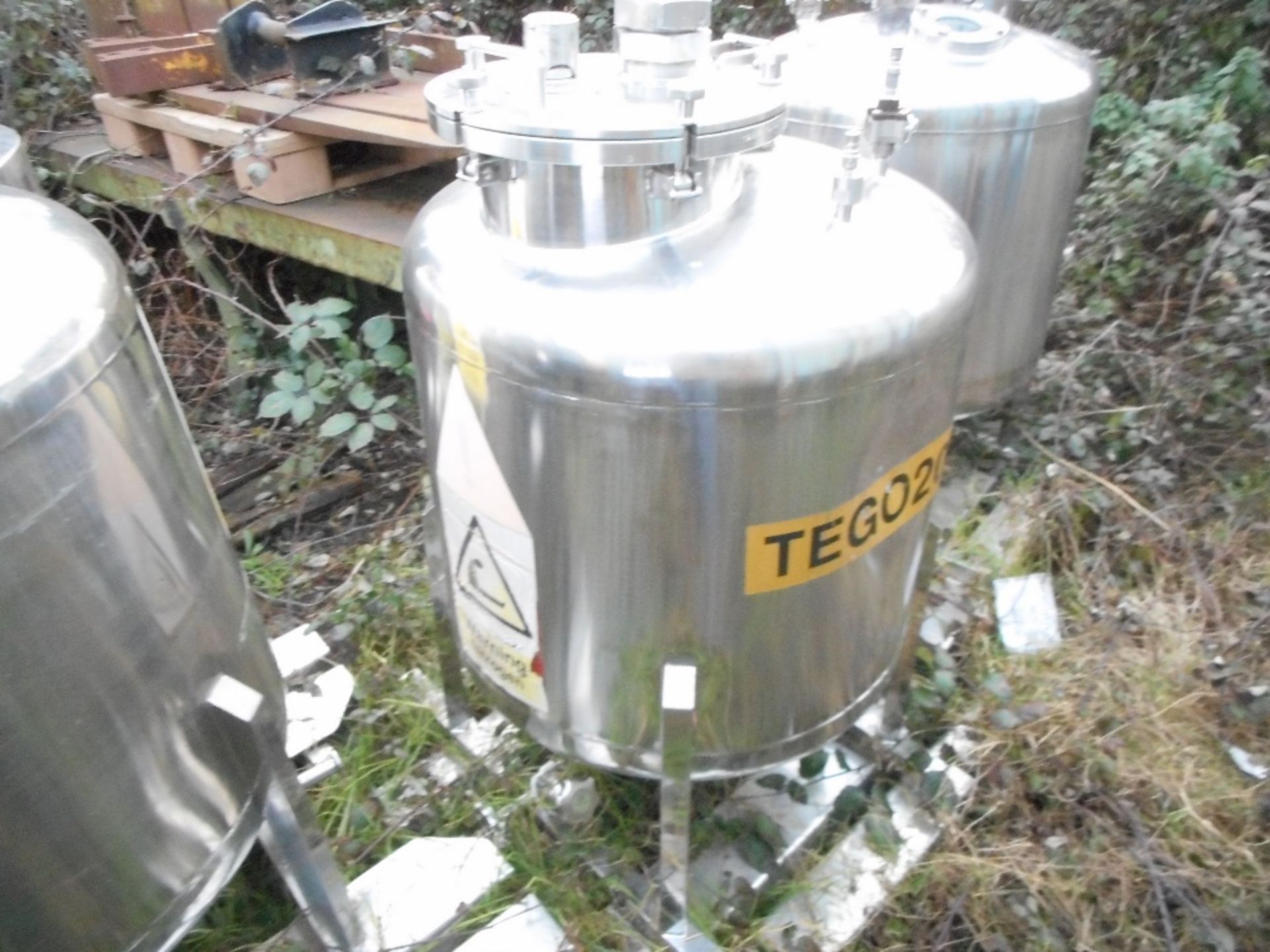 Stainless steel flask/pressure vessel