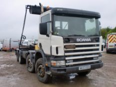 Scania 8x4 hook loader