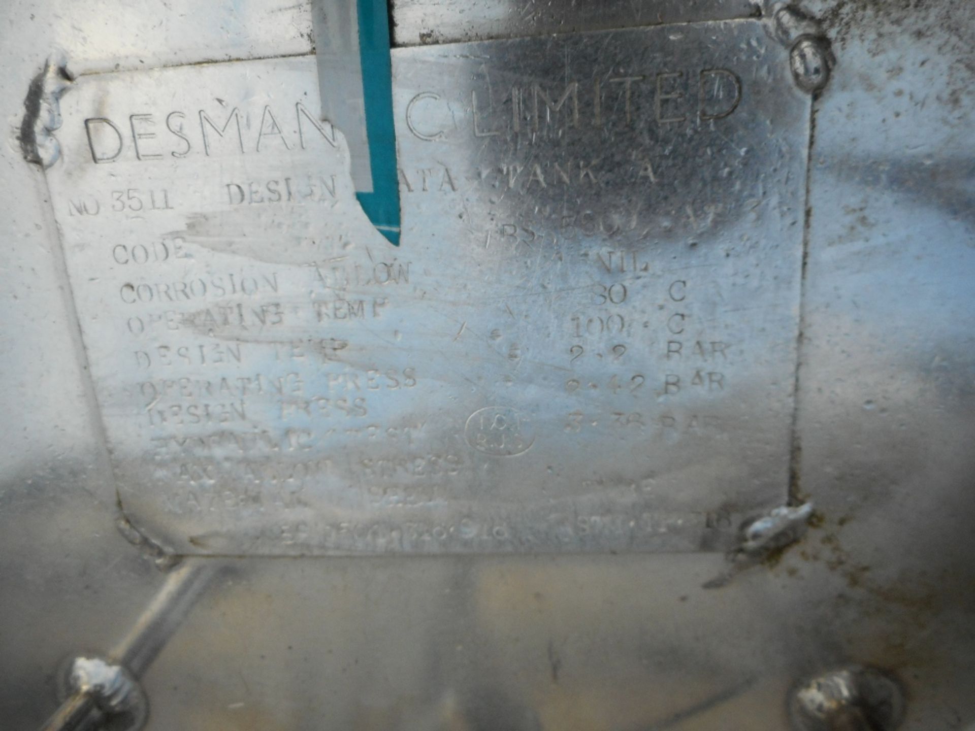 Stainless steel flask/pressure vessel - Image 5 of 5