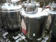 Stainless steel flask/pressure vessel