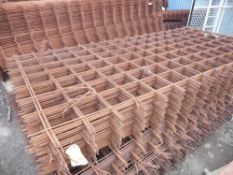 200no. Concrete reinforcing mesh sheets 1.2m x 2.4m.