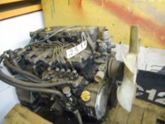 Yanmar 4 cylinder engine, running when removed