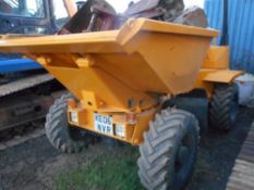 Thwaites 3 tonne swivel skip dumper