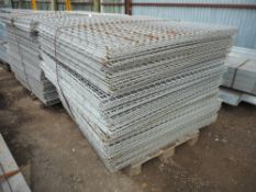 10no. Packs of mesh steel panels 1.2m x 1.2m.