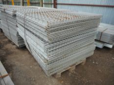 10no. Packs of mesh steel panels 1.2m x 1.2m.