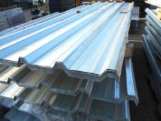 100no. 8ft. Galvanised box profile roof sheets.