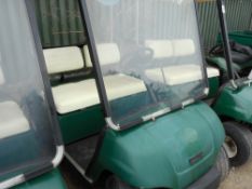 Yamaha petrol engined golf buggy.