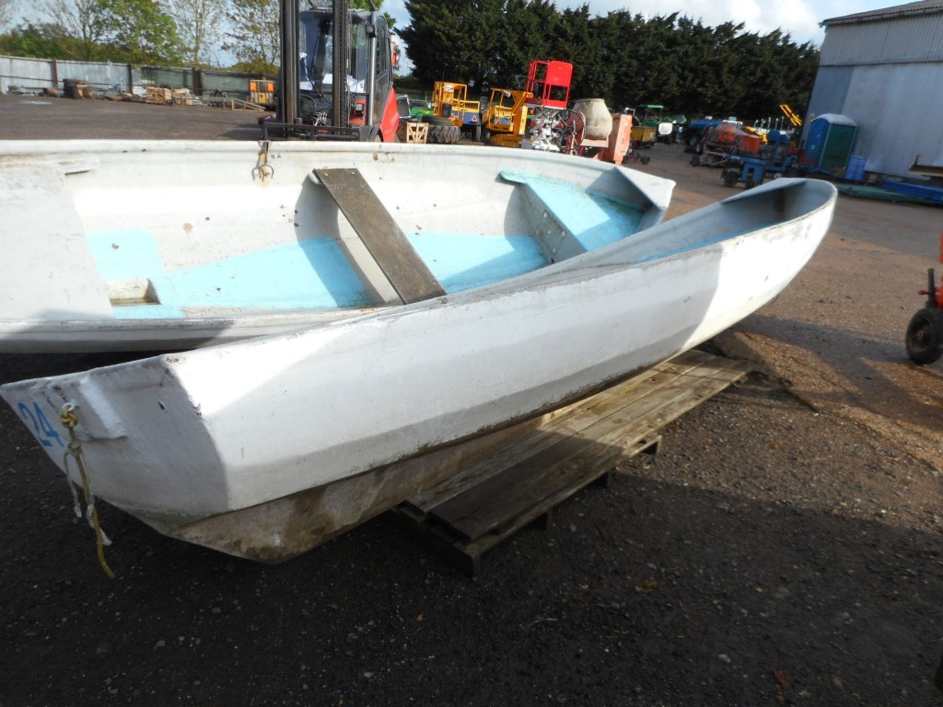 2x 16ft GRP boats - Image 2 of 5