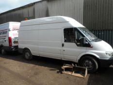 Ford Transit 90T350 high top panel van reg. YE54 NFY