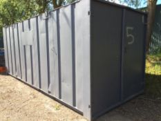 20ft steel secure container store