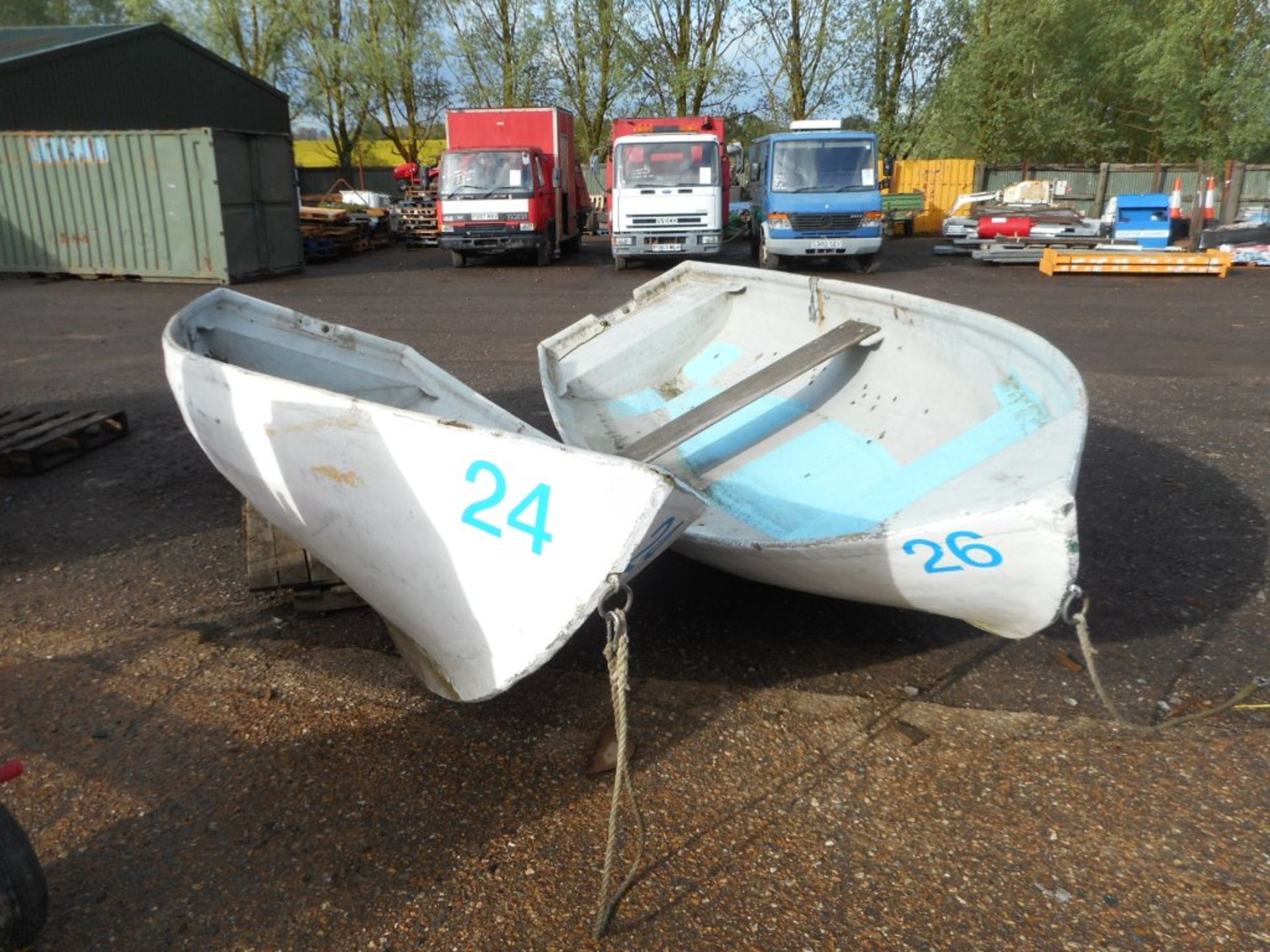 2x 16ft GRP boats - Image 4 of 5