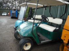 E-Z-GO petrol golf buggy.