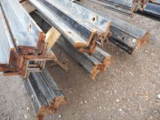 40no. Heavy duty steel angles 3m length approx.