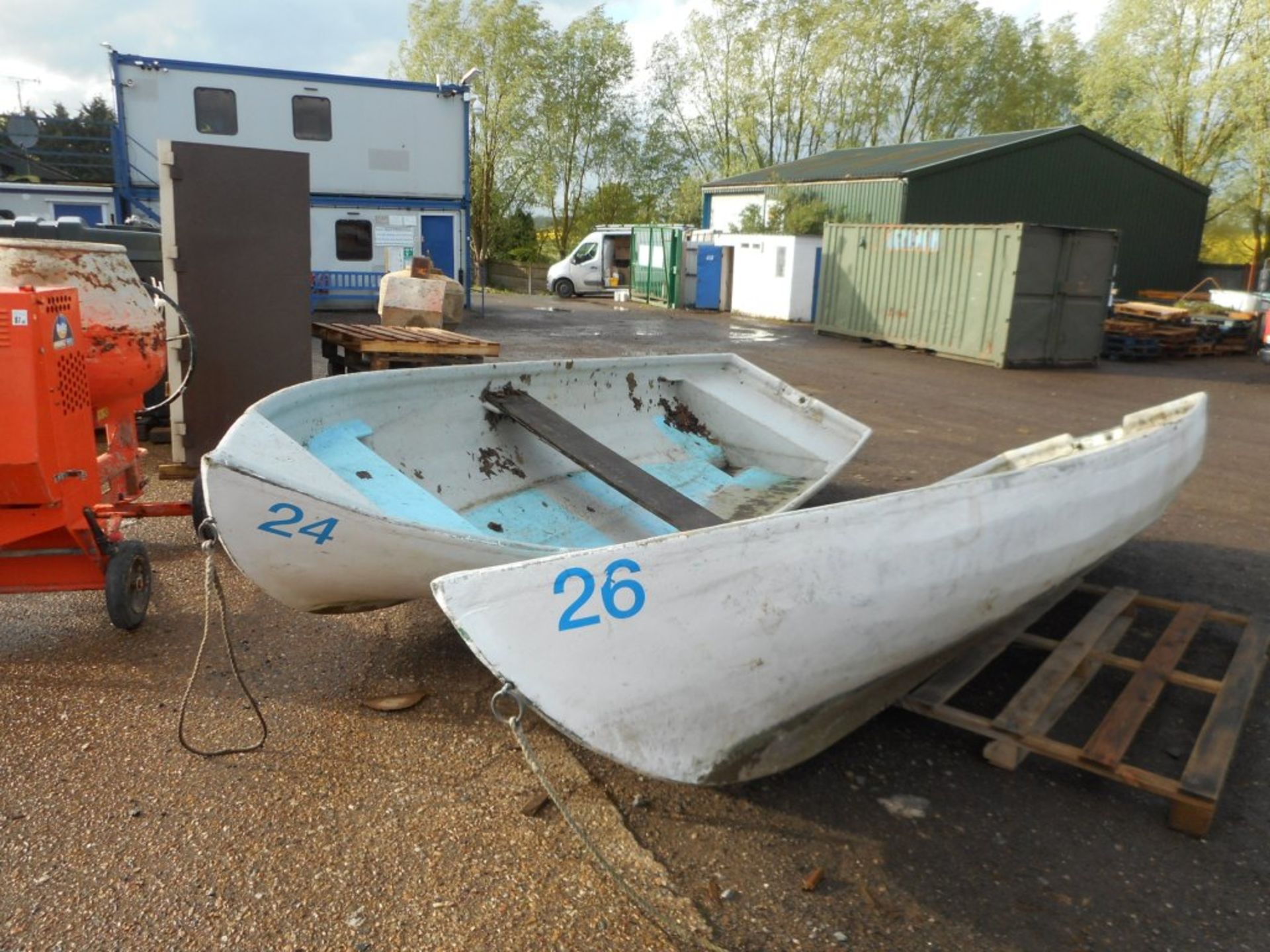 2x 16ft GRP boats