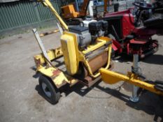 Bomag BW55 compact sized roller on trailer