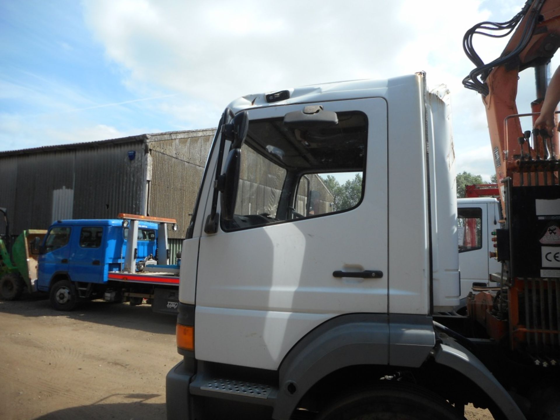 Mercedes Atego 4x2 grab lorry tipper year 2000 registered - Image 9 of 9